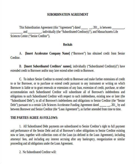 loan agreement form templates word  pages