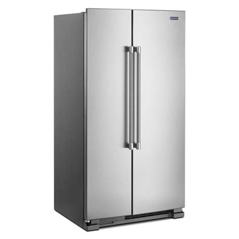 Maytag Mss25n4mkz 36 Inch Wide Side By Side Refrigerator 25 Cu