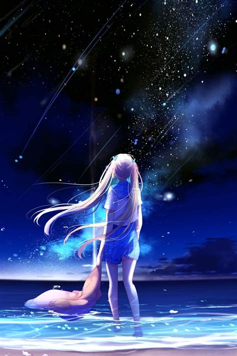 Gratis 76 Kumpulan Wallpaper Anime Girl Galaxy Terbaru Background Id