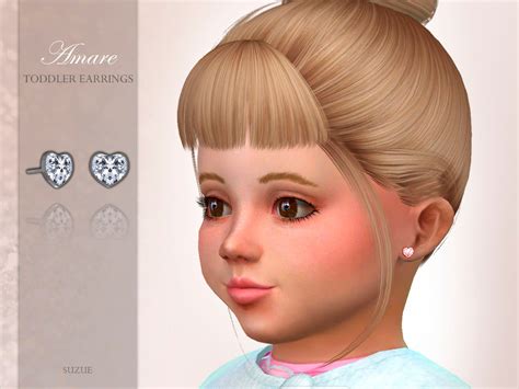Sims 4 Toddler Pearl Earrings