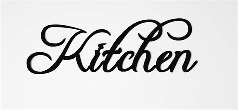 Check spelling or type a new query. Copy of Kitchen Word Home Decor Metal Wall Art | Kitchen words, Word art sign, Kitchen metal ...