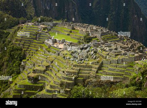Agricultural Terraces Machu Picchu World Heritage Site Sacred