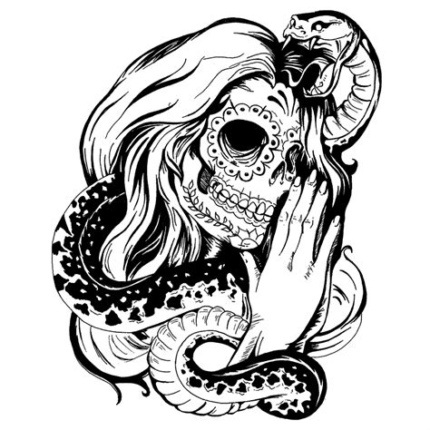 Creepy Coloring Pages For Adults Of Pleasant Picture Coloring