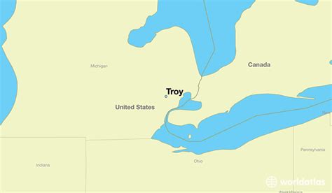Where Is Troy Mi Troy Michigan Map