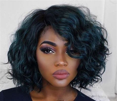 Protective Style Colored Weave Andor Wig Idea Greenmoster Dark