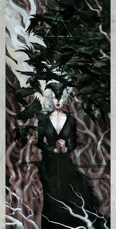 Crow Shepherd Daria Rashev Dark Fantasy Art Crow Art