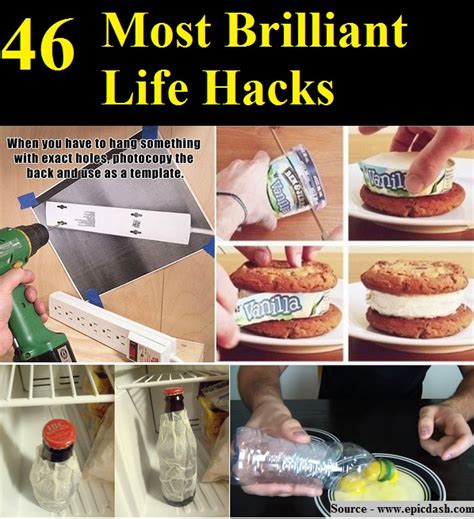 46 Most Brilliant Life Hacks Home And Life Tips