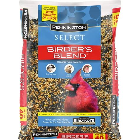 Pennington Select Birders Blend Wild Bird Seed And Feed 40 Lb Bag