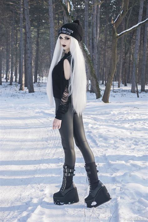 Obsidian Kerttu Gothic Fashion Hot Goth Girls Goth Women
