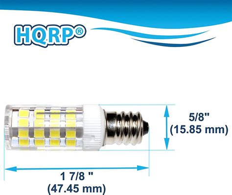 Hqrp E12 110v Led Light Bulb Cool White For Lg 6913el3001a Dryer