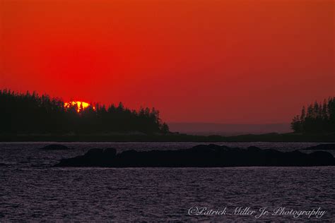Maine Island Sunset Maine Patrick Miller Jr Photography