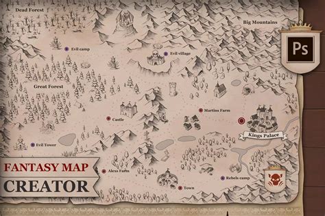 Fantasy Map Creator V U D Icustation Unity D