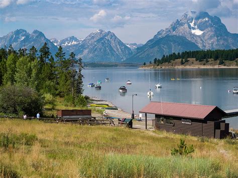 Marina At Signal Mountain Lodge Grand Teton National Park Photograph