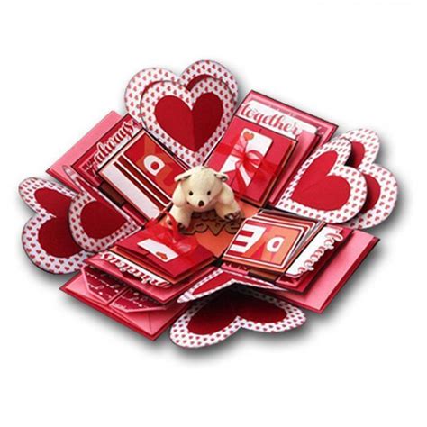 Personalized Classic Love Explosion Box T Set