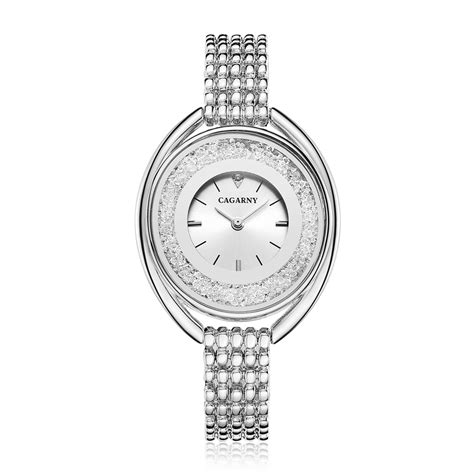 Cagarny 6876 Water Resistant Fashion Women Quartz Wrist Watch With