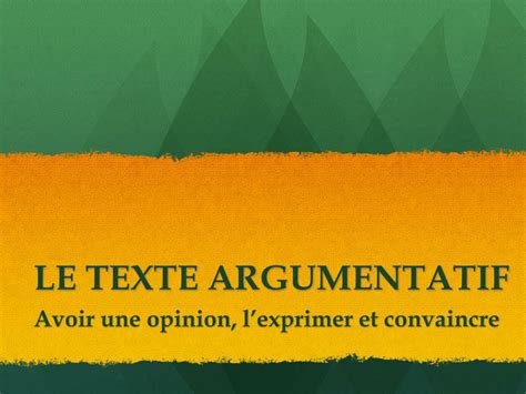 Texte Argumentatif Sur L Importance De L Internet - Texte ...