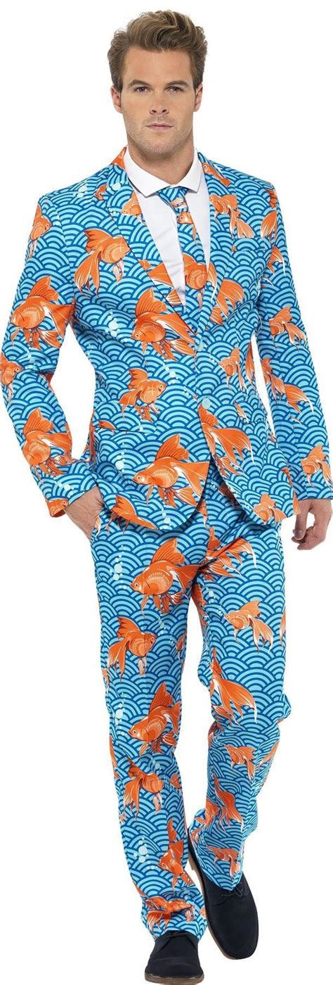 Mens Stand Out Suits Stag Do Party New Comedy Funny Fancy Dress Costume