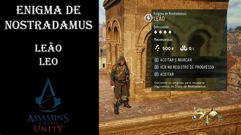 Assassin S Creed Unity Enigma De Nostradamus Le O Leo Youtube