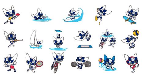 Tokyo 2020 Unveils Mascot Images Representing Olympic Sports And