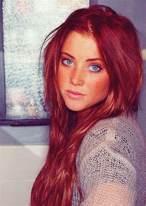 Cool Copper Red Hair Colors For Blue Eyes Red Hair Blue Eyes