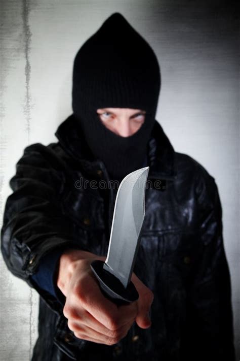 Knife Wielding Thug Stock Vector Illustration Of Wielding 15096131