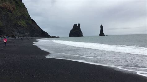 Black Sand Beach Iceland Youtube