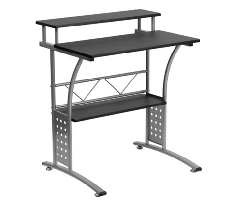 Work in style let your desk look as good as your work with this computer desk featuring a metal frame and rustic tabletop and shelves. Top 5 Small Metal Computer Desks for Your Home Office ...
