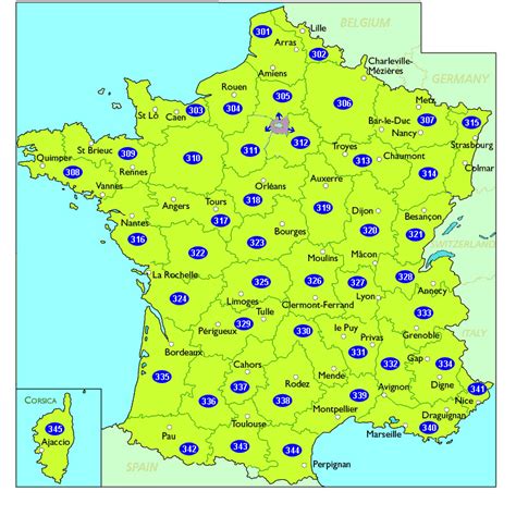 France Michelin 150k Local Road Maps Stanfords