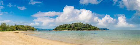 Panorama Of Beach At Langkawi Stock Image Image Of Malaysian Summer