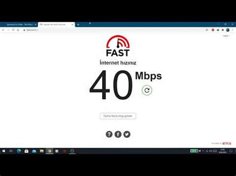 Türk Telekom 35 Mbps Fiber İnternet Hız Testi ve Fast Testi YouTube
