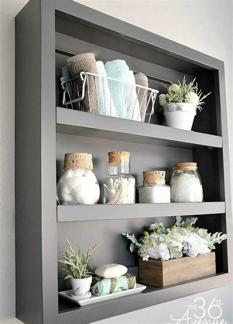 24 smart storage ideas to make the most of a small bathroom. 26 SImple Bathroom Wall Storage Ideas - Shelterness