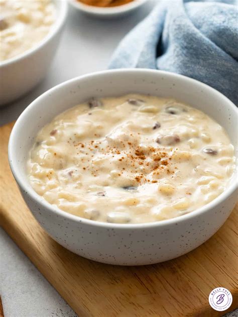 Easy Rice Pudding Recipe Belly Full