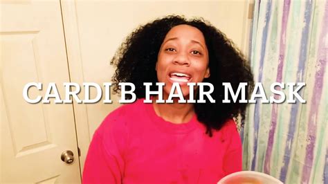 cardi b hair mask vlogmas day 18 my secret hair growth youtube