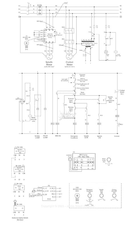 Jet Tools 1340 1440 Lathe E 1340vs E 1440vs Parts Diagram For Wiring