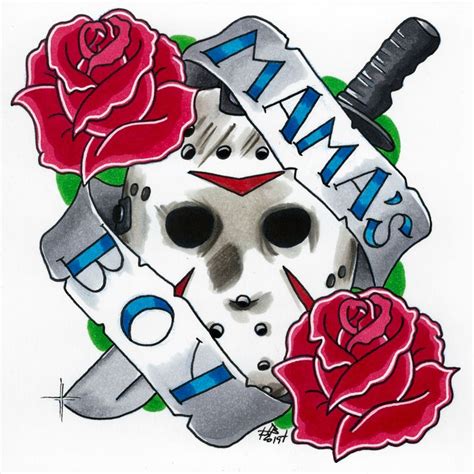Friday The 13th Jason Mask Tattoos Thesex Tattoo Ideas
