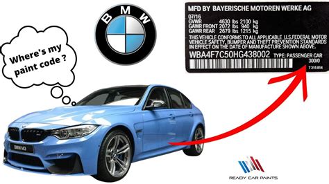 Where To Find Bmw Paint Code You Need To Know This Youtube
