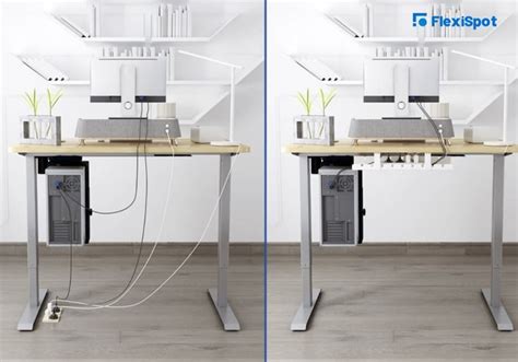 How To Install Cables On A Standing Desk In An Orderly And Safe Manner