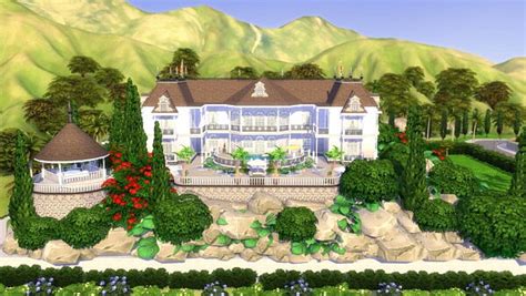 Amazing Huge Millionaire Mansion By Bradybrad7 From Mod The Sims • Sims