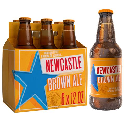 Newcastle Brown Ale Beer 6 Pack 12 Fl Oz Bottles
