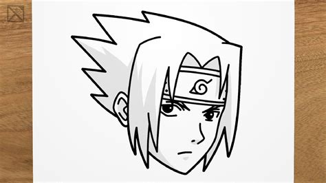 Cómo Dibujar A Sasuke Uchiha Naruto Paso A Paso Fácil Y Rápido