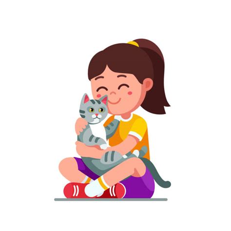 Cat Hug Illustrations Royalty Free Vector Graphics And Clip Art Istock