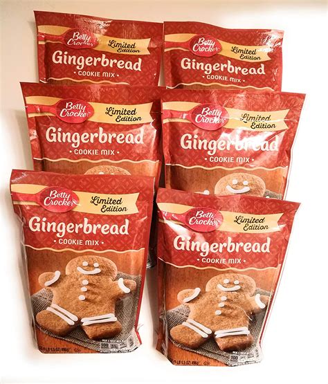 Betty Crocker Gingerbread Cookie Mix ~ 6 Bags