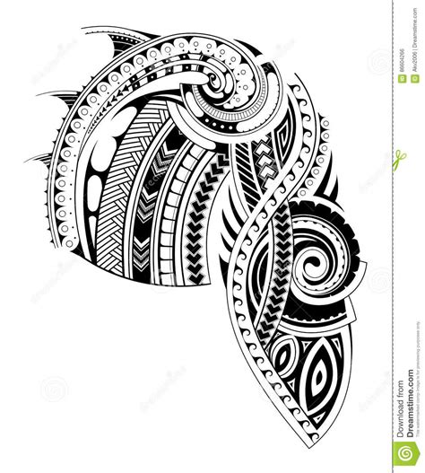 Maori Tribal Chest Tattoos