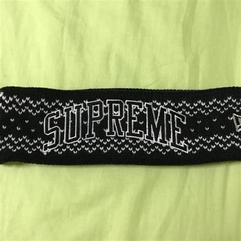 Supreme New Era Arc Logo Headband Mens Fashion Tops And Sets Tshirts