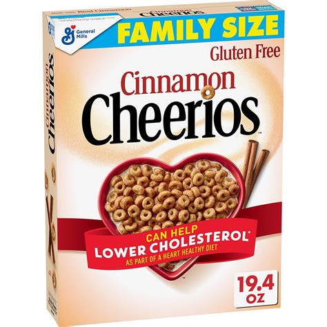 Amazon Com Cinnamon Cheerios Gluten Free Cereal 19 4 Oz Box Grocery