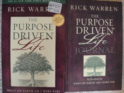 The Purpose Drive Life And The Purpose Driven Life Journal On Galleon