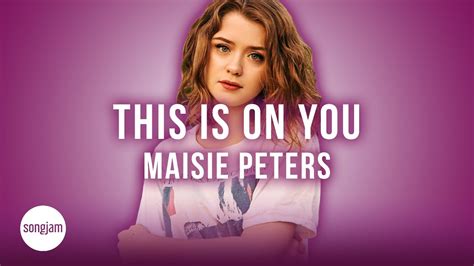 Maisie Peters This Is On You Official Karaoke Instrumental