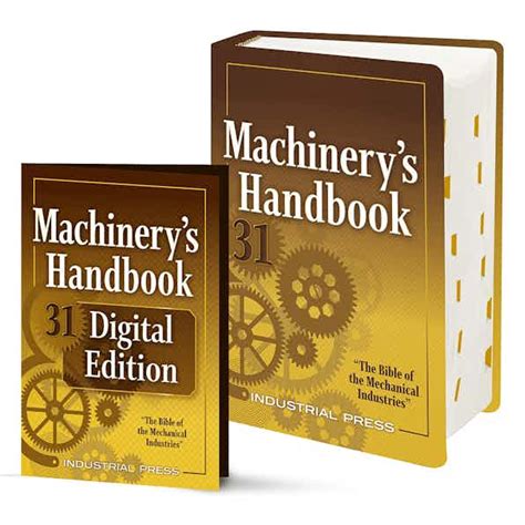 Machinerys Handbook And Digital Edition Combo Large Print Industrial
