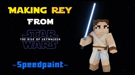 Making A Skin Of Rey From The Rise Of Skywalker Minecraft Skin