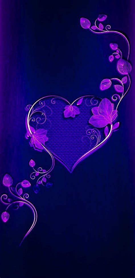 Discover 51 Purple Hearts Wallpaper Latest In Cdgdbentre